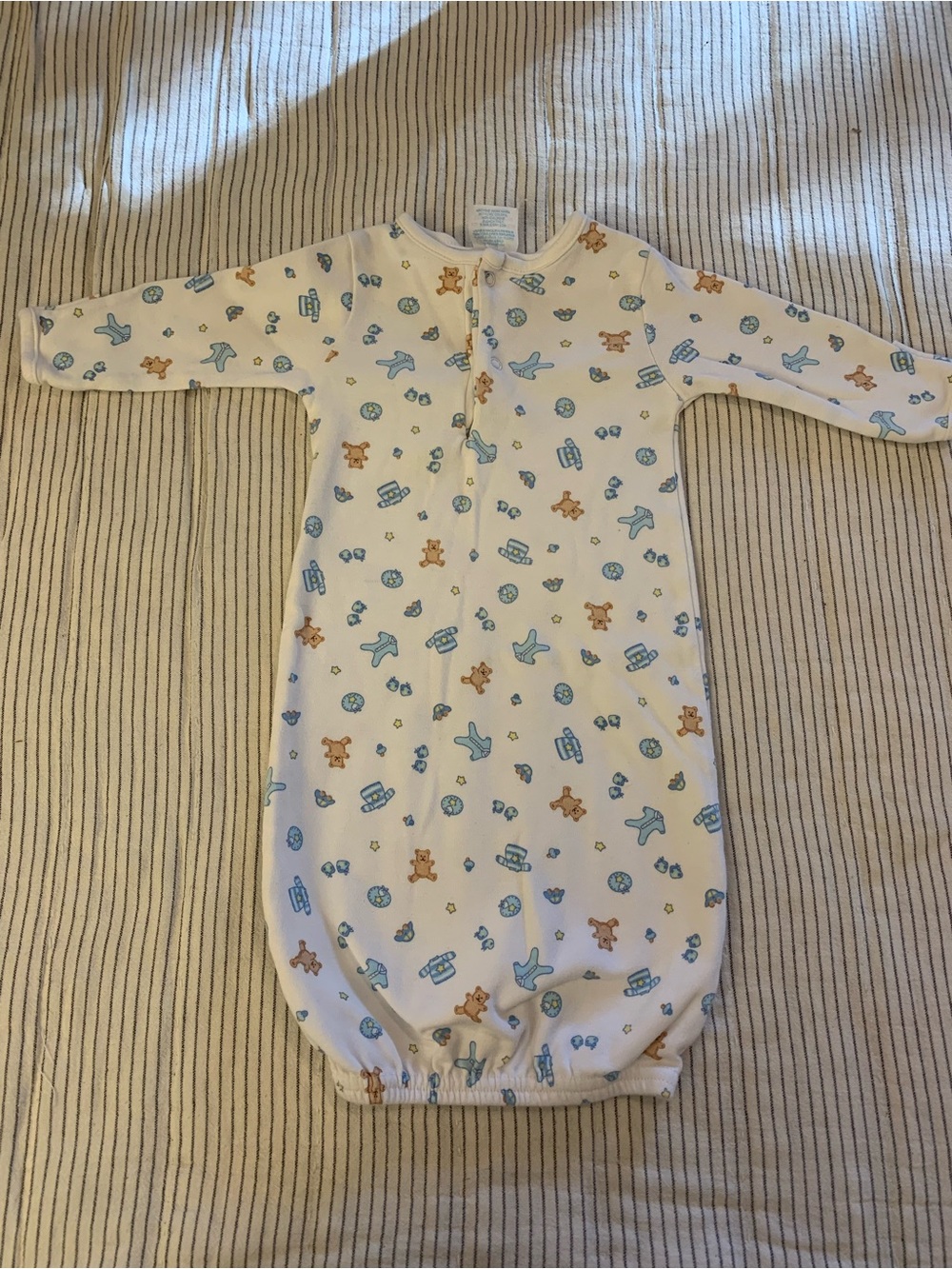 Vintage 100% Cotton Baby Onesie